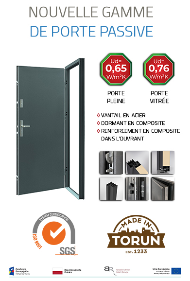 NOUVELLE GAMME DE PORTE PASSIVE